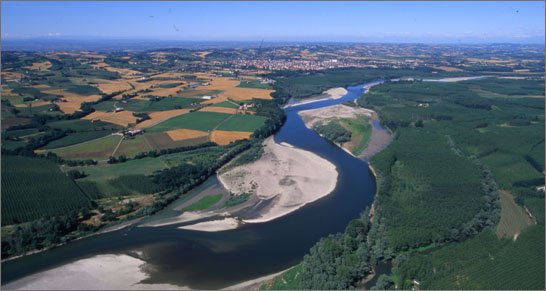 14 mil hectares mapeados ao longo do parque do rio Pó
