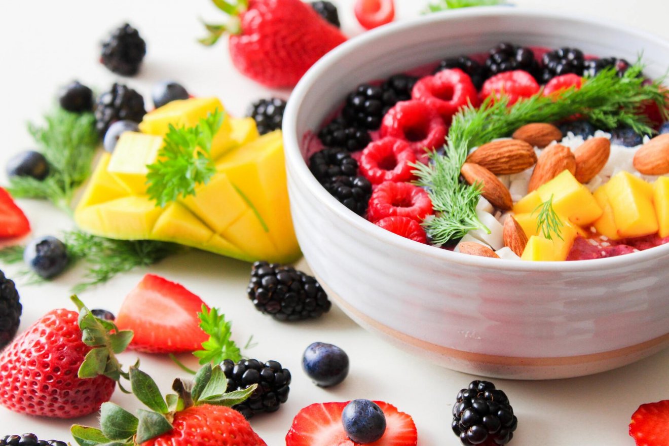 Compras de frutas e vegetais pelos italianos